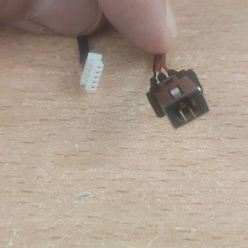 DC jack for laptop used, 0.04 mm, 14.5 cm length