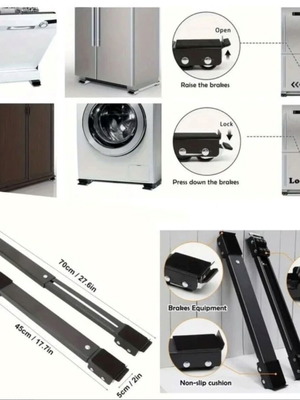 Heavy Duty Appliance Moving Rails New for Cleaning and Device Transport