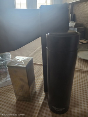 CKIN2U perfume gift set with thermos bottle