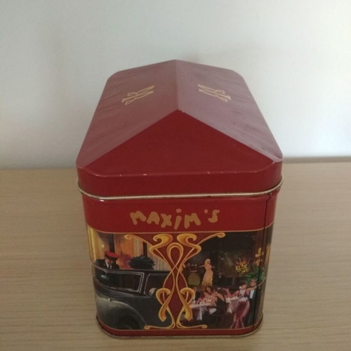 Maxim's de Paris metal box used