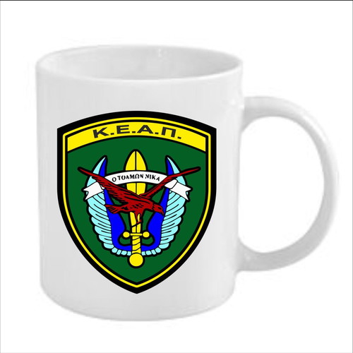 Porcelain mug with custom logo new