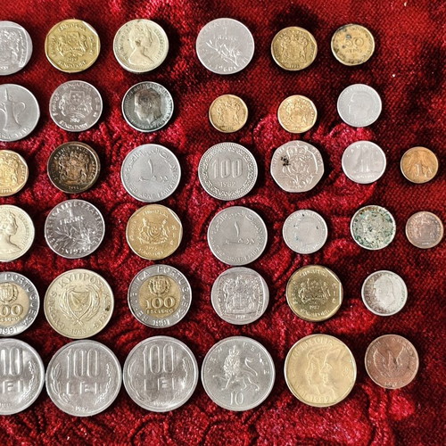 Collection of 38 International & Greek Coins, pack