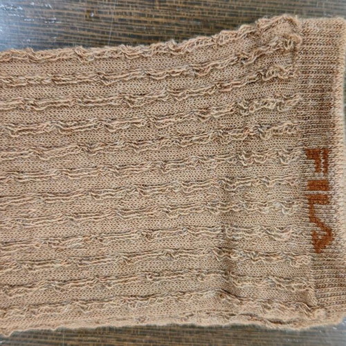 Women's cotton socks new, size 38-39, beige and brown