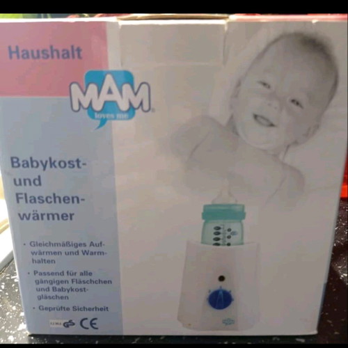 Mam bottle warmer new