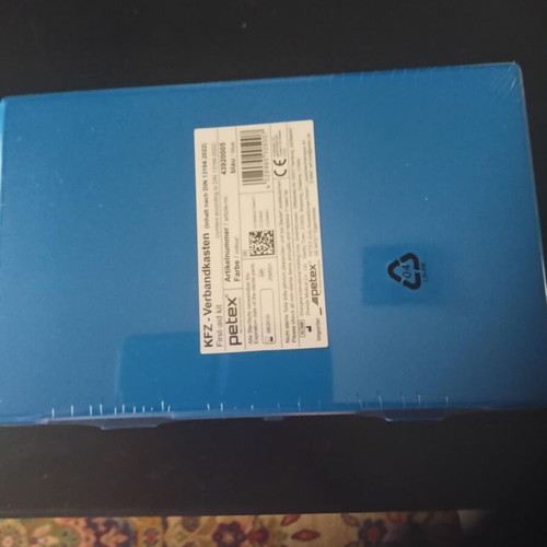 Petex Car First Aid Kit new, certified DIN 13164:2022