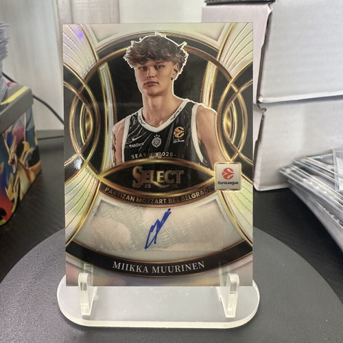 2025-26 Select Euroleague Miikka Muurinen Auto card new