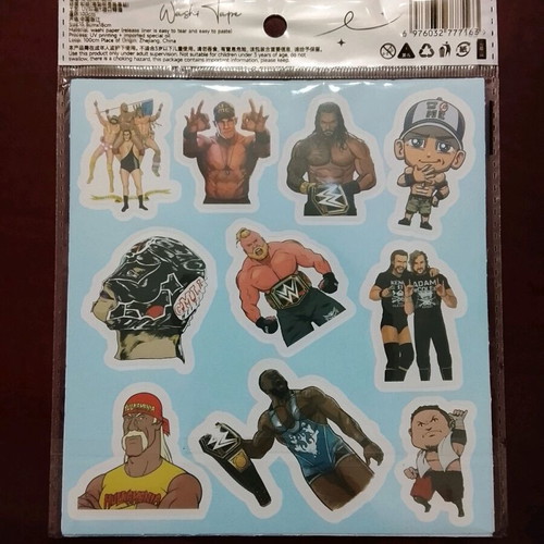 WWE keychains and stickers new