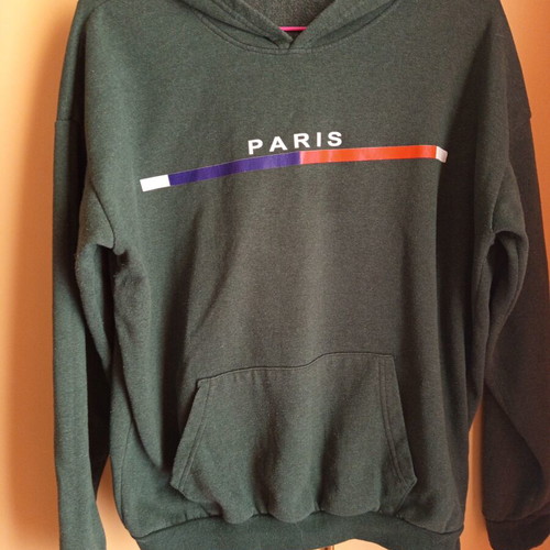 Men's hoodie green used, size L