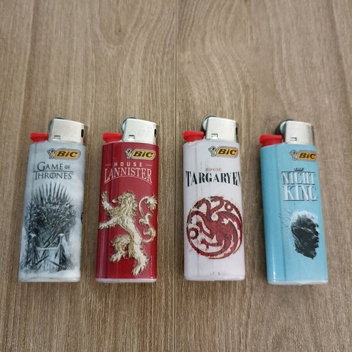 Bic Game of Thrones lighters like new collectible