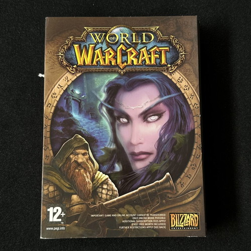 World of Warcraft PC game vanilla version used, complete with 5 CDs