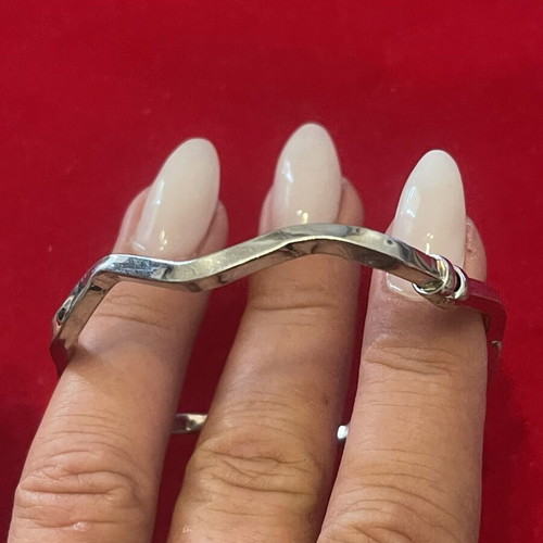 925 silver zigzag bracelet
