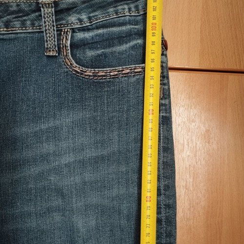 Jeans used, straight fit, size S and M, blue