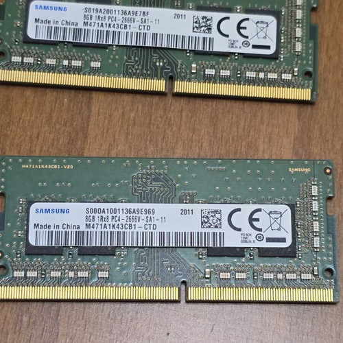 Samsung 2x8GB DDR4 2666MHz SO-DIMM laptop RAM
