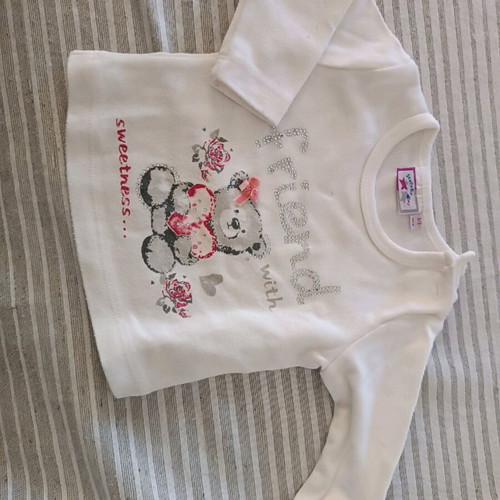 10 pcs. T-shirts for girls 50-68 cm.