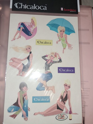 Chicaloca vintage stickers like new