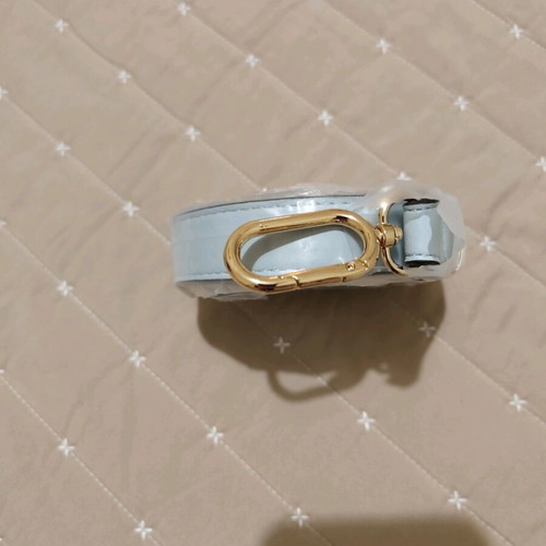 Carpisa faux leather strap new, soft blue