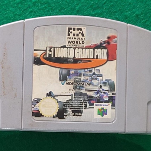 F-1 World Grand Prix Nintendo 64 game cartridge