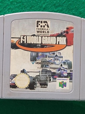 F-1 World Grand Prix Nintendo 64 game cartridge