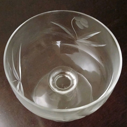 Vintage stemmed glasses set of 6 like new