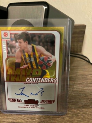 Jan Vesely Fenerbahce MVP Contenders Autograph card like new 05/49