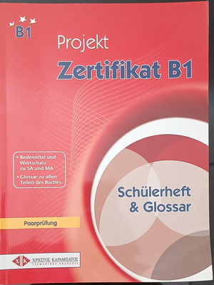 Zertifikat B1 glossary German language learning book