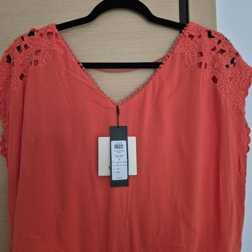Vila short dress new, red, size L