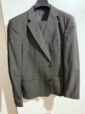 Reporter men's suit used, gray, size 3XL