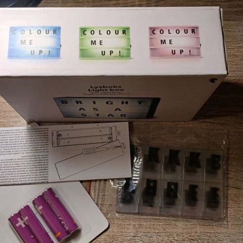 Light box new, intact in packaging