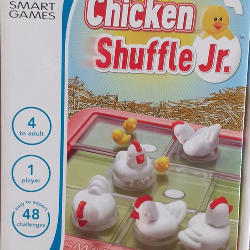 Chicken Shuffle Jr game used for 1 player age 4+