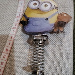Minion Keychain with Spring new