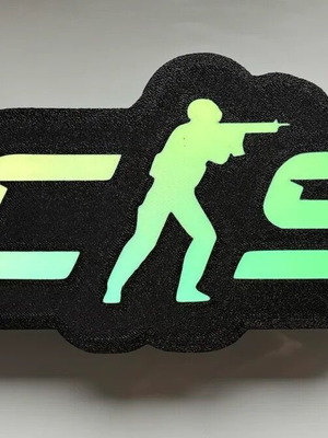 Counter Strike LED lamp new, handmade gamer decor