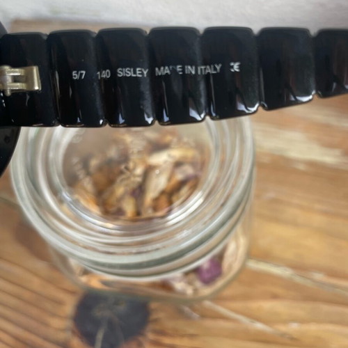 Sisley sunglasses like new with black frame and brown lenses