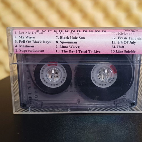 Soundgarden Superunknown cassette tape used