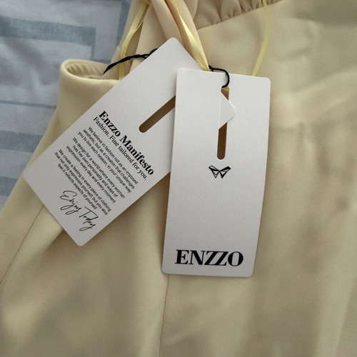 Enzzo yellow dress, new