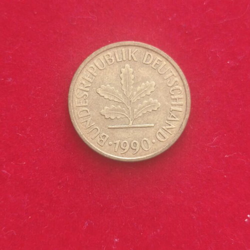 Germany 5 Pfennig coin used