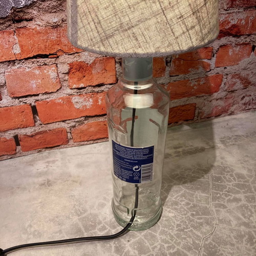 Desk lamp made from Smirnoff ice vodka bottle new