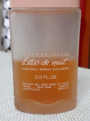 Fleur De Jontue Lotus de Nuit Natural Spray Cologne употребяван, около 50% пълен 75ml