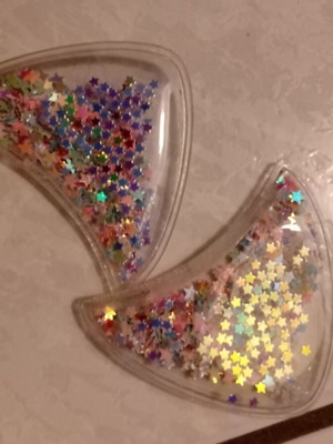 Plastic ears with stars like new