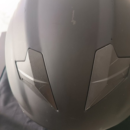Pilot Helmets motorcycle helmet, matte black, size S