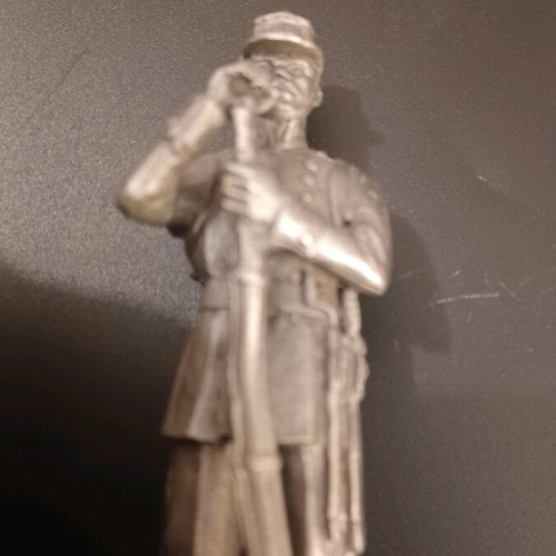 Infantry Soldier Figure 1852 made of pewter like new