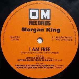 Morgan King I Am Free The Leftfield Remixes vinyl record used, electronic