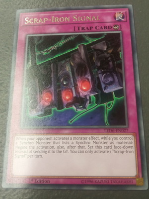 Scrap-Iron Signal κάρτα Yu-Gi-Oh! μεταχειρισμένη