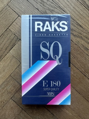 RAKS SQ σφραγισμένη βιντεοκασέτα VHS