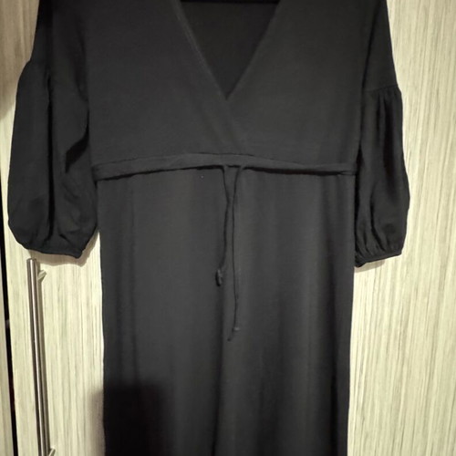 Black classic spring dress new, sizes M and L