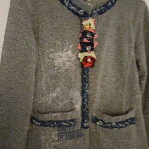 Desigual jacket Medium like new, gray