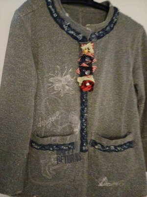 Desigual jacket Medium like new, gray