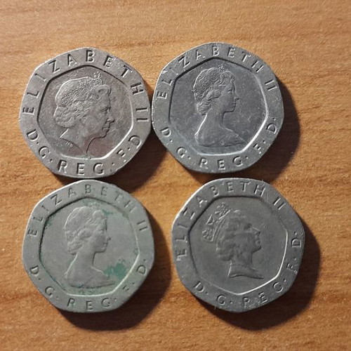 Great Britain coin collection used