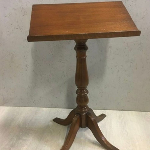 Wooden lectern used, English solid oak mid-20th century