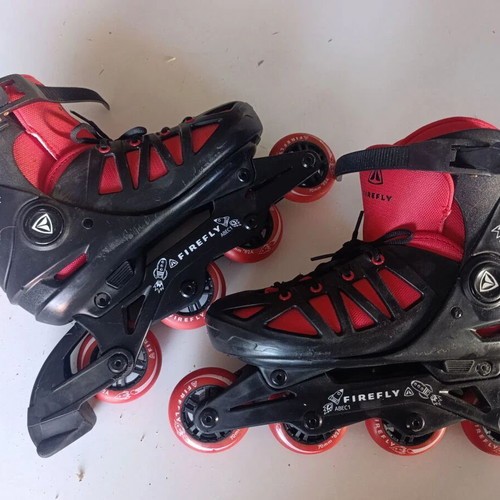 Firefly Roller Skates ILS 300 B like new, size 37-40, black-red