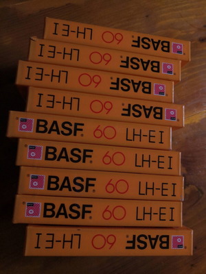 BASF LH Extra I 60 min audio cassette new, collector's item
